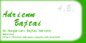 adrienn bajtai business card